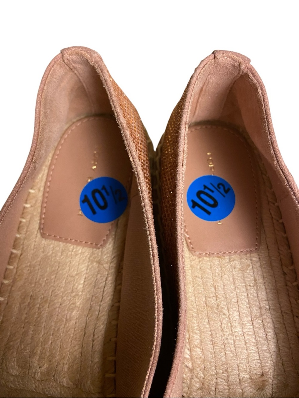 Tory Burch Metallic Bronze Espadrille Slip-Ons - Picture 4 of 5